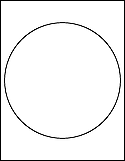 8" Large Circle