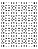 0.5" Circle Labels on 8.5" x 11" Sheets