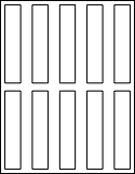 1" x 5"