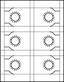 3.5" x 2.5" Labels on 8.5" x 11" Sheets