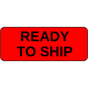 Ready to Ship Labels - Pre-Printed Labels