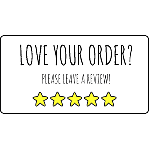 Leave a Review Labels - Pre-Printed Labels