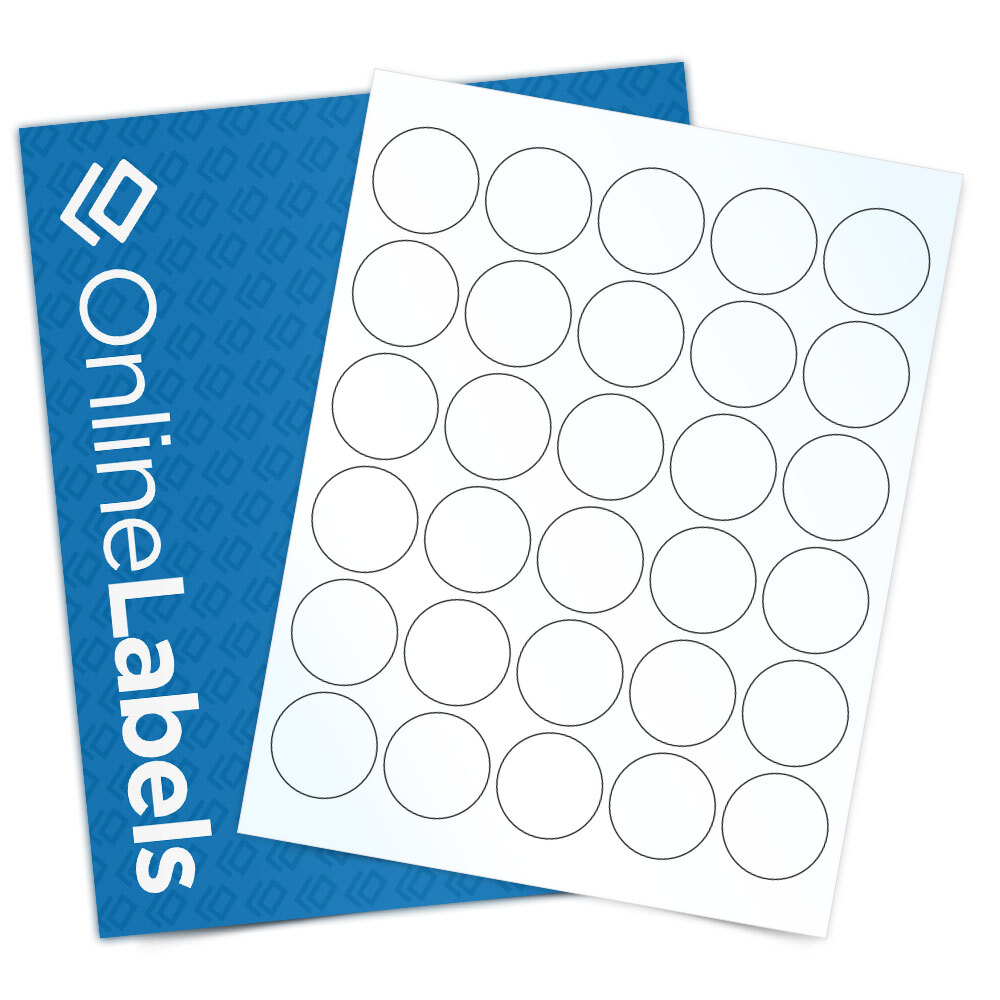 Clear Round Business Logo Stickers, Transparent Foil Metallic Company Labels