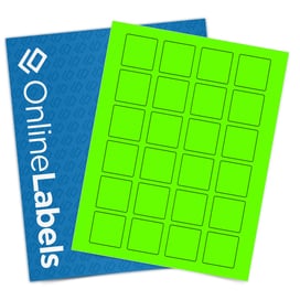 2,400 Label Outfitters Blank Printable White Matte Small Round Project Labels 1 5/8" Diameter