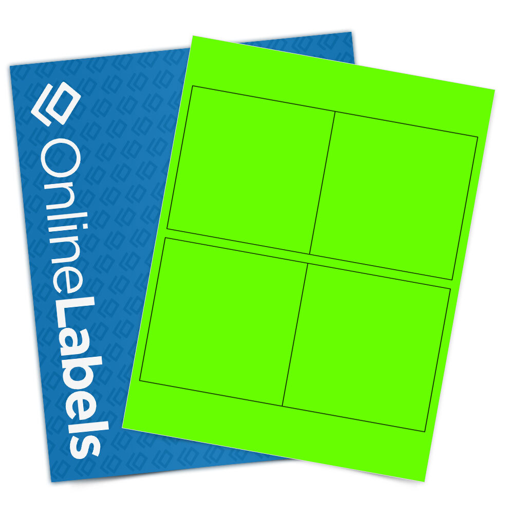 4 x 4 Square Blank Label Template - OL3027