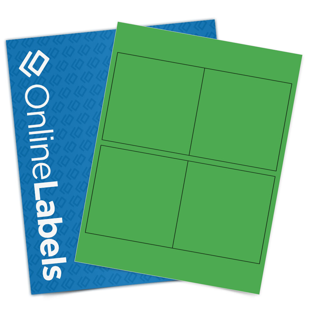 4 x 4 Square Blank Label Template - OL3027